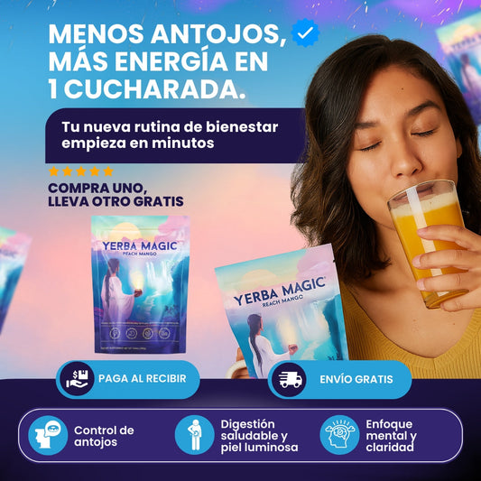 YERBA MAGIC| Estimulante Natural Para Enfoque & Silueta Fit🥰(IMPORTADO)